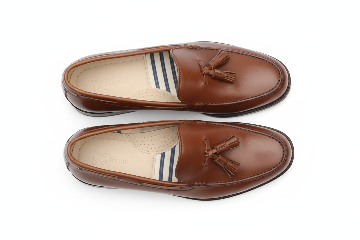 TasselLux Loafer - Elegant Tassel Dress Shoes